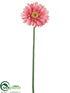 Silk Plants Direct Gerbera Daisy Spray - Pink - Pack of 12