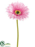 Silk Plants Direct Large Gerbera Daisy Spray - Lavender Light - Pack of 24