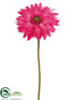 Silk Plants Direct Gerbera Daisy Spray - Mauve - Pack of 12