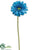 Gerbera Daisy Spray - Green Light Pink Hot Turquoise Dark - Pack of 12