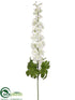 Silk Plants Direct Delphinium Spray - Cream - Pack of 12