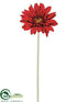 Silk Plants Direct Gerbera Daisy Spray - Red - Pack of 24