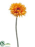 Silk Plants Direct Spider Gerbera Daisy Spray - Beauty - Pack of 12