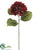 Hydrangea Spray - Red - Pack of 12