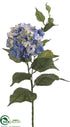 Silk Plants Direct Hydrangea Spray - Blue - Pack of 12