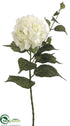 Silk Plants Direct Hydrangea Spray - Cream - Pack of 12