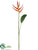 Mini Heliconia Spray - Orange - Pack of 12