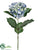 Hydrangea Spray - Blue Green - Pack of 12