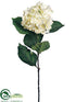 Silk Plants Direct Hydrangea Spray - Cream White - Pack of 12