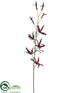 Silk Plants Direct Orchid Spray - Burgundy - Pack of 12