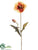 Poppy Spray - Yellow Rust - Pack of 12