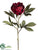 Peony Spray - Burgundy - Pack of 12