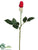 Rose Bud Spray - White Green - Pack of 12