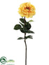 Silk Plants Direct Rose Spray - Yellow - Pack of 12