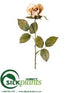 Silk Plants Direct Rose Bud Spray - Beige - Pack of 12