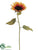 Sunflower Spray - Orange - Pack of 12