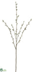 Silk Plants Direct Pussy Willow Spray - Gray - Pack of 12