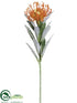 Silk Plants Direct Protea Spray - Orange - Pack of 12