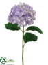 Silk Plants Direct Hydrangea Spray - Blue Light - Pack of 12