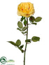 Silk Plants Direct Rose Spray - Yellow - Pack of 12