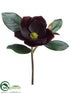 Silk Plants Direct Magnolia Pick - Burgundy - Pack of 12