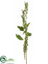 Silk Plants Direct Amaranthus Spray - Green - Pack of 12