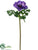 Silk Plants Direct Anemone Spray - Mauve - Pack of 24