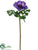 Silk Plants Direct Anemone Spray - Boysenberry - Pack of 24