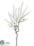 Silk Plants Direct Amaranthus Spray - White - Pack of 12