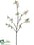 Silk Plants Direct Cherry Blossom Spray - Cream - Pack of 6