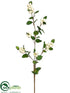 Silk Plants Direct Japanese Snowberry Spray - Cream - Pack of 6