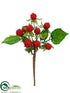 Silk Plants Direct Raspberry Spray - Red - Pack of 12