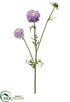 Silk Plants Direct Scabiosa Spray - Lavender - Pack of 12