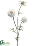 Silk Plants Direct Scabiosa Spray - Cream - Pack of 12