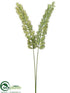 Silk Plants Direct Ruffle Fern Bundle - Green Two Tone - Pack of 4