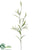 River Willow Grass Spray - Green - Pack of 12