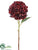 Hydrangea Spray - Burgundy - Pack of 12