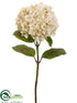 Silk Plants Direct Hydrangea Spray - Cream - Pack of 6