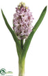 Silk Plants Direct Hyacinth Spray - Lavender - Pack of 12