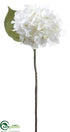 Silk Plants Direct Hydrangea Spray - Cream - Pack of 6