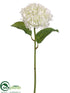 Silk Plants Direct Hydrangea Spray - Cream - Pack of 12