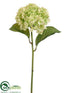 Silk Plants Direct Hydrangea Spray - Green - Pack of 12