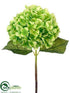 Silk Plants Direct Hydrangea Spray - Green Two Tone - Pack of 12