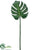 Monstera Leaf Spray - Green - Pack of 12