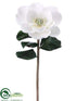 Silk Plants Direct Magnolia Spray - White - Pack of 6