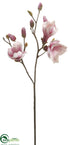 Silk Plants Direct Magnolia Spray - Mauve - Pack of 12