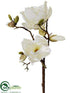 Silk Plants Direct Magnolia Spray - White - Pack of 6