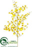 Silk Plants Direct Oncidium Orchid Spray - Yellow - Pack of 12