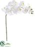 Silk Plants Direct Phalaenopsis Orchid Spray - White - Pack of 6