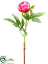 Silk Plants Direct Peony Bud Spray - Boysenberry - Pack of 24